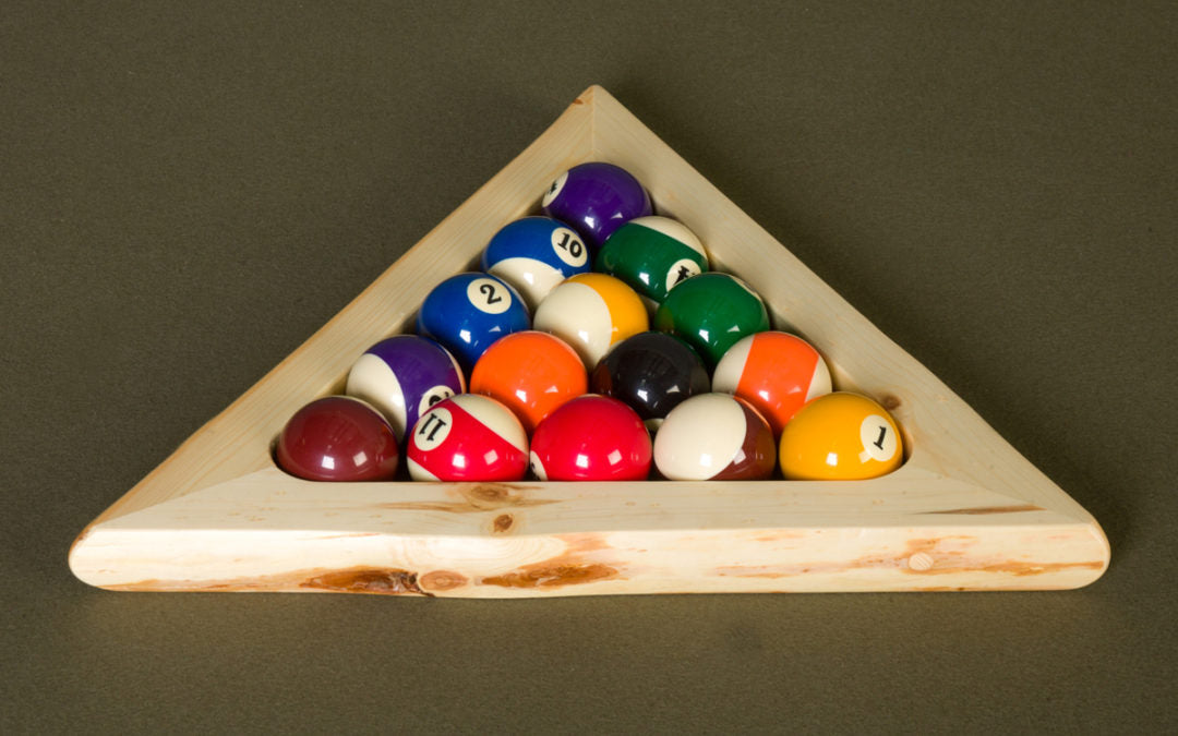 Viking Log Klondike Pool Ball Rack (Triangle)