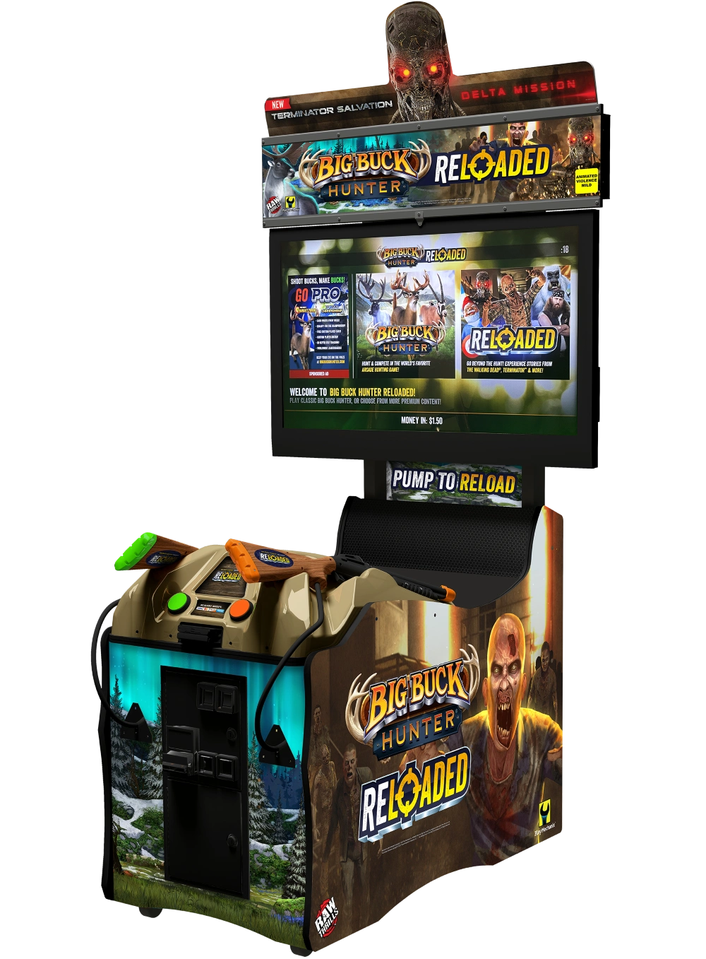 Raw Thrills Big Buck Hunter Reloaded Panorama